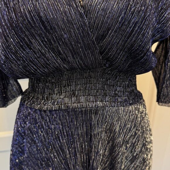 Maje Navy Midi Dress - Picture 4 of 12